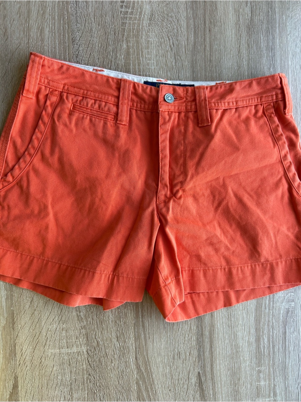 Polo Ralph Lauren Women's Orange Cotton Shorts 4